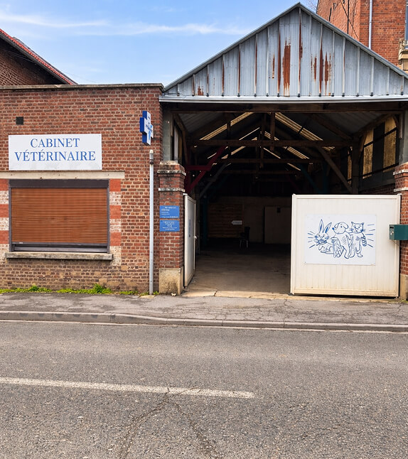 Devanture cabinet vétérinaire à Montdidier