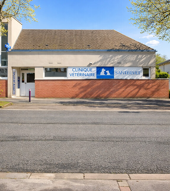 Bâtiment de la clinique vétérinaire à Roye