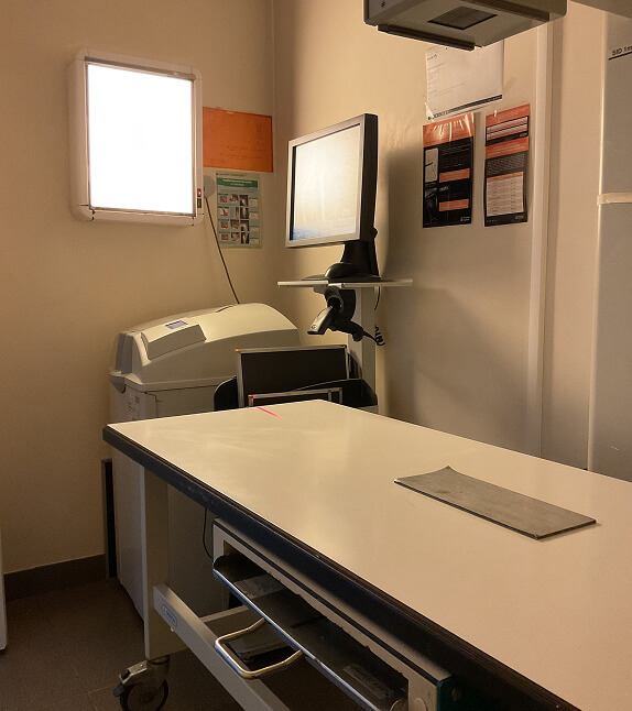 Salle de consultation vétérinaire